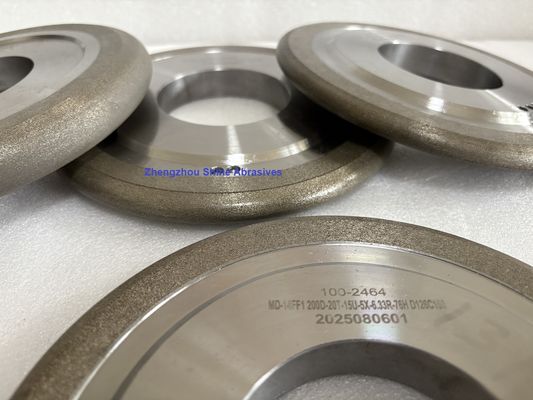 200mm 14F1 metal bond diamond wheel for carbide roll grinding or profile.