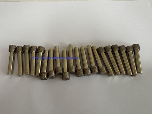 6 мм ствол CBN Электропластированные монтируемые точки для внутреннего шлифования и дебурринга