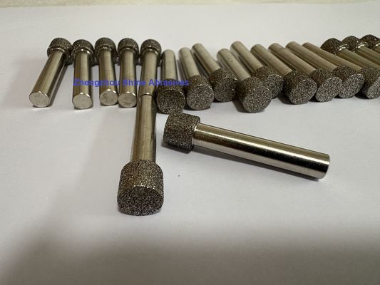 6 мм ствол CBN Электропластированные монтируемые точки для внутреннего шлифования и дебурринга
