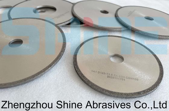 150 MM Электроплавированные бриллиантовые шлифовальные колеса CBN для карбида вольфрама