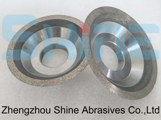 11V9 Vitrified Bond CBN Cup Grinding Wheel 100x35x20mm for Stainless Steel Anti-Scratch Grinding