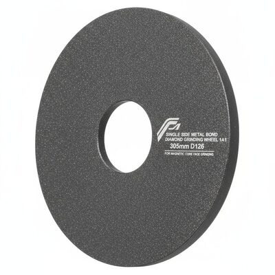 Single Side Metal Bond Diamond Grinding Wheel 1A1 305mm D126 For Magnetic Core Face Grinding