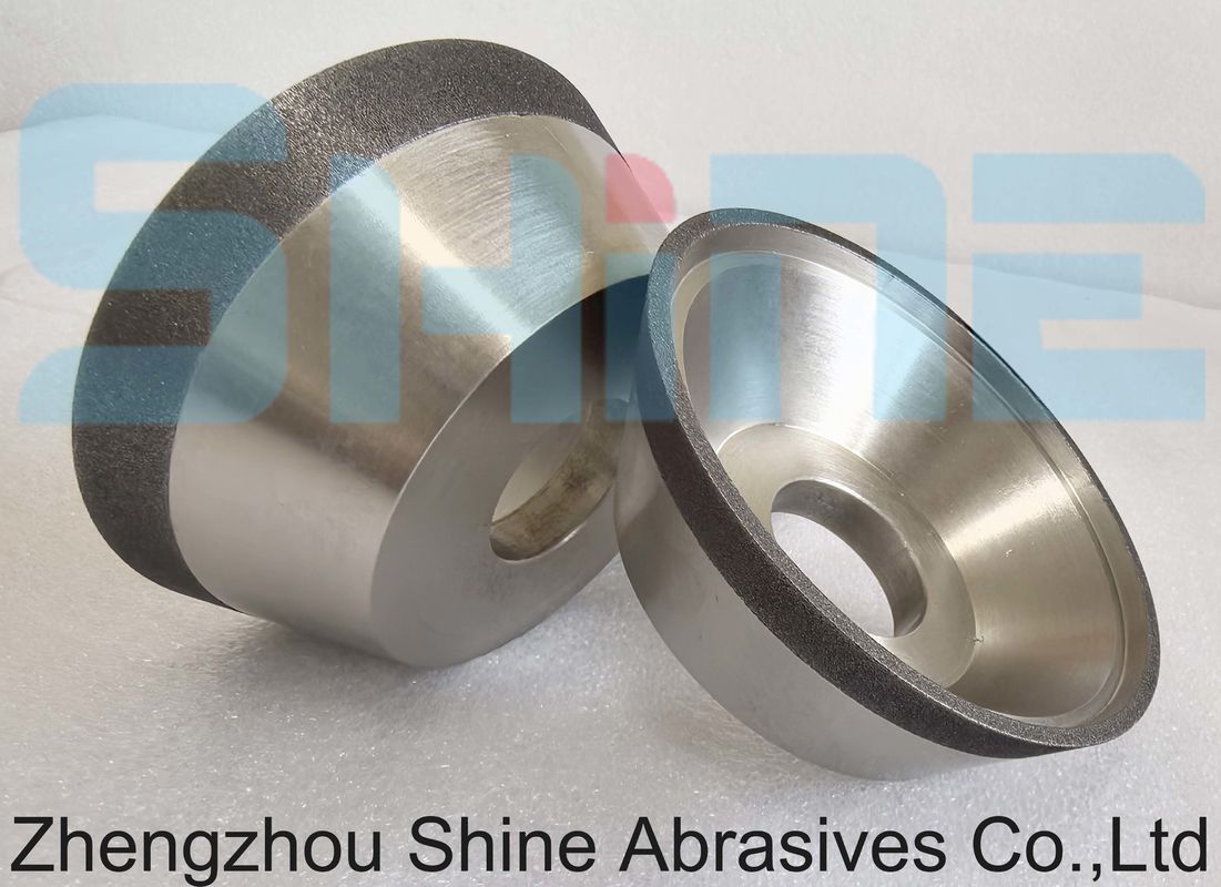 75 мм 11V9 смоловая связка CBN / алмазное шлифовальное колесо для шлифования инструментов CNC